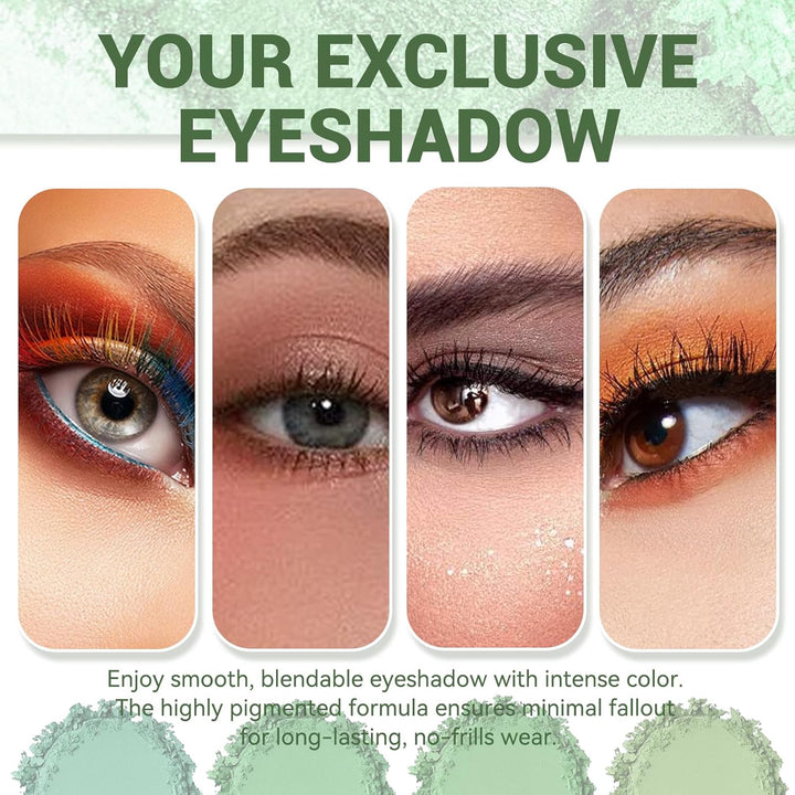FantasyDay Profi 120 Farben Hochpigmentierte Warme Natürliche Matt Schminke Lidschatten Palette Make