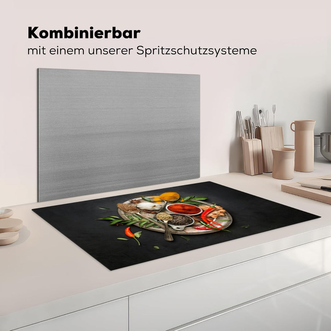 KitchenYeah© Herdabdeckplatte Einteilig Küche Ceranfeld Abdeckplatte Cerankochfeld Abdeckung Indukti