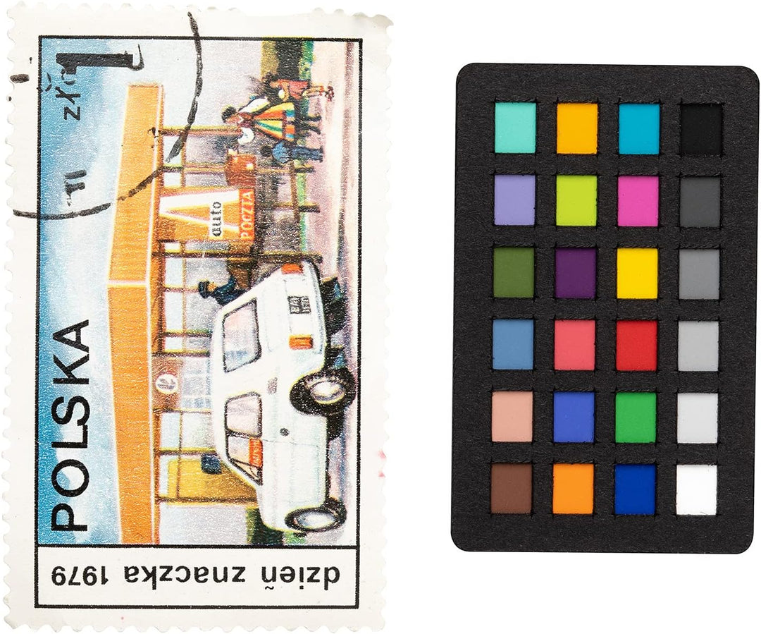 Calibrite ColorChecker Nano: Farbkarte für Fotografie, 24 x 40 mm, CCC-NANO, Mehrfarbige Farbfelder,