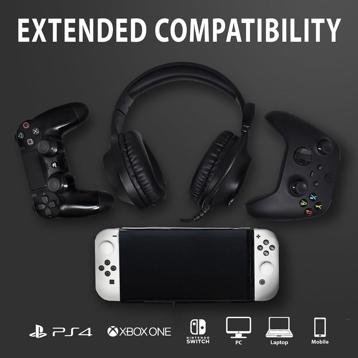 SPYCO Impulse HE-121, Gaming-Headset, 50-mm-Audio-Treiber, 3.5 mm-USB-Klinkenstecker, omnidirektiona