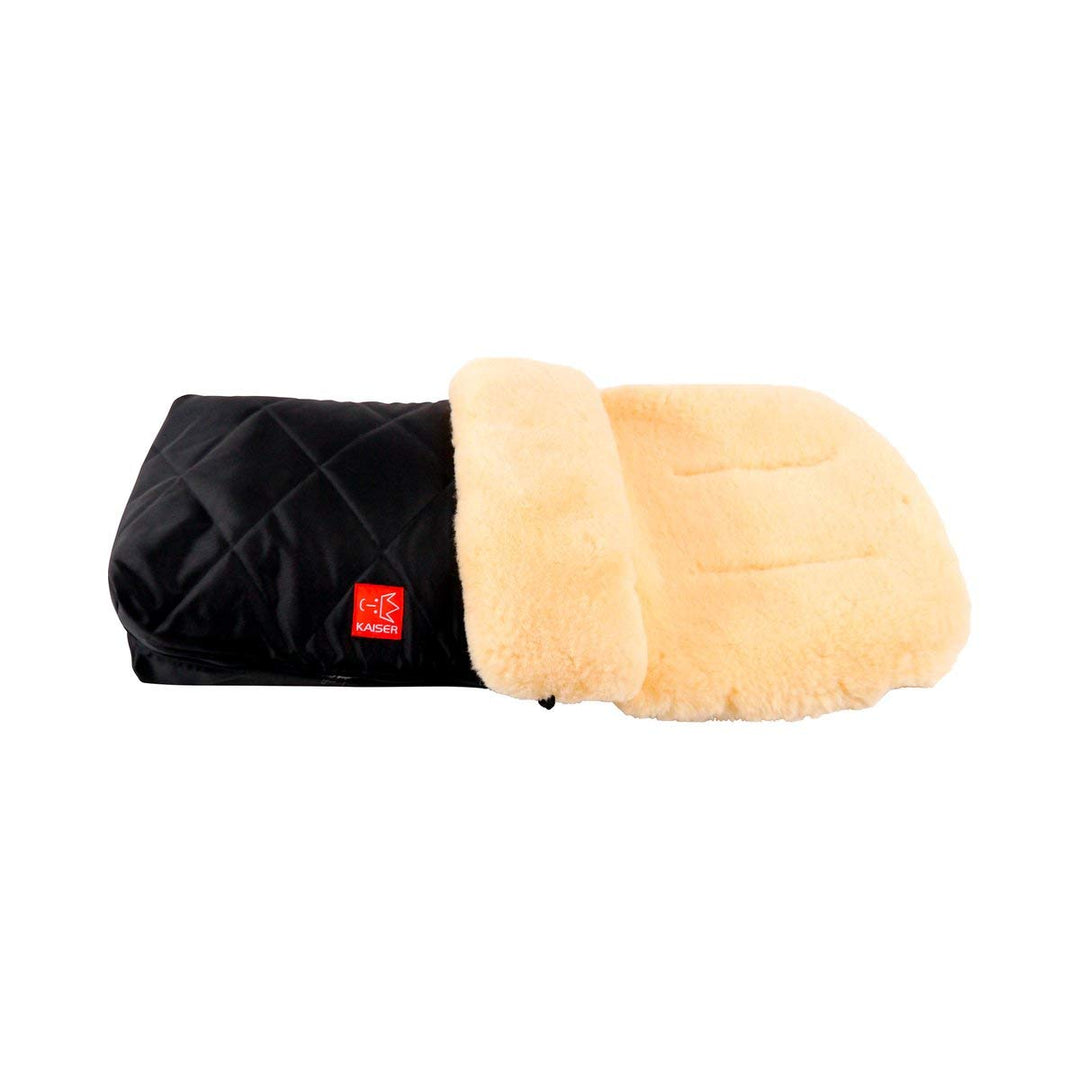 Lammfell Fusssack Natura, black