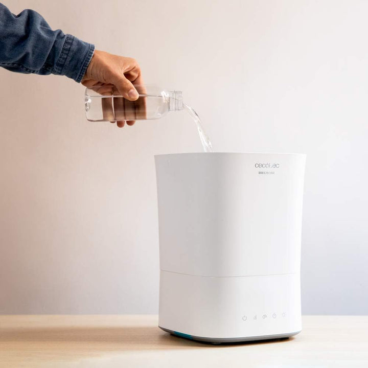 Cecotec Luftbefeuchter BreezeCare 3500 Warm. 5,5 Liter Tank, Luftbefeuchtung von 400 ml/h, Keramikfi