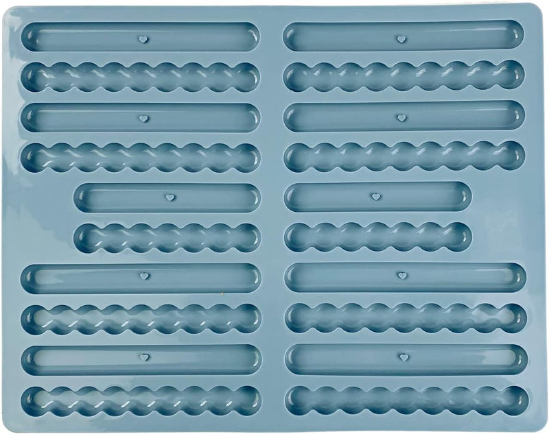 Collory® Silikon Backmatte Hundekekse Sticks (16 cm), Knabberstangen, Kaustangen als Hundesnack, Rie