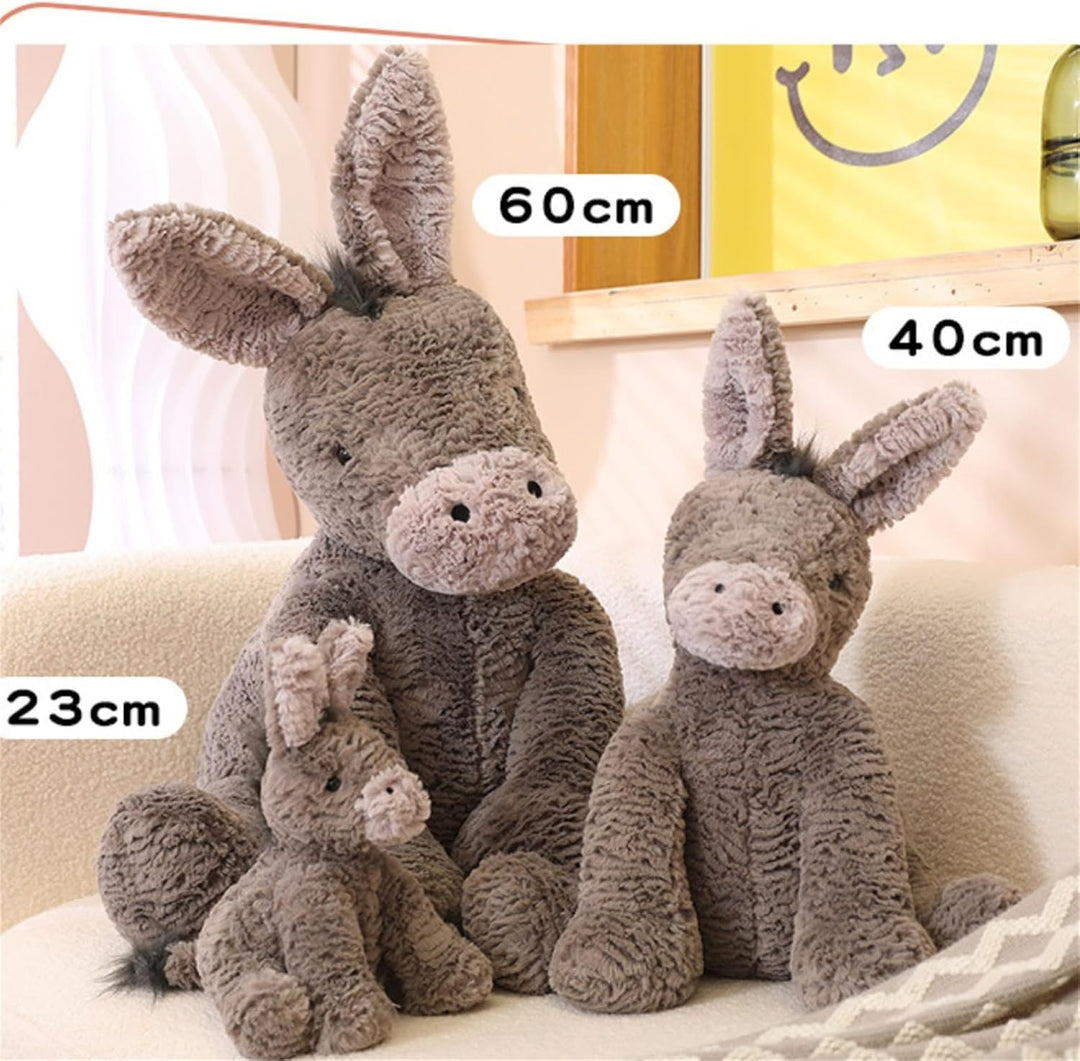 Kuscheltier Esel, Süsse Esel Stofftier für Kinder, Jungen & Mädchen, Weich Esel Plüschtier zum Kusch