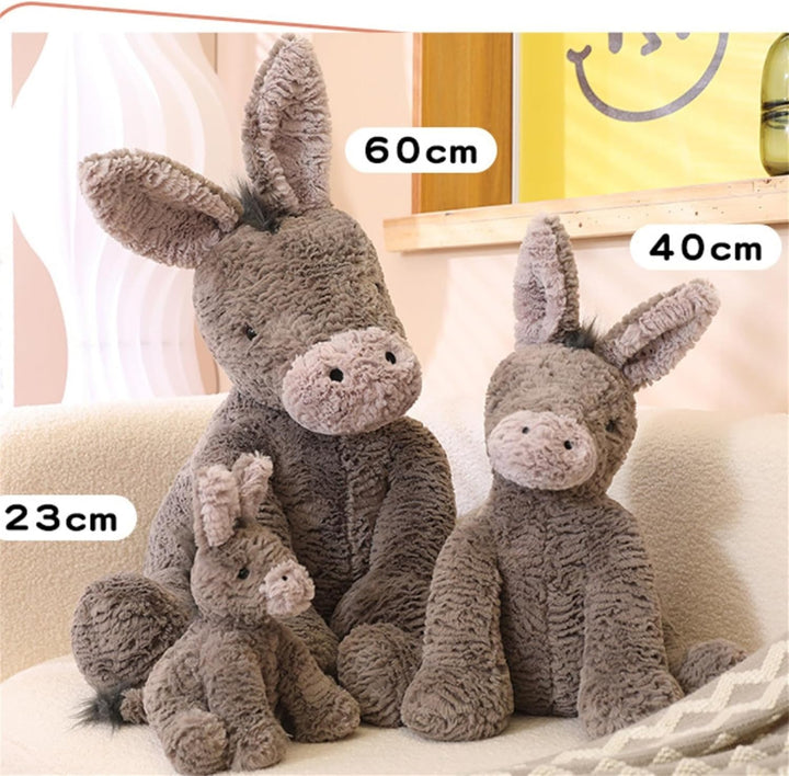 Kuscheltier Esel, Süsse Esel Stofftier für Kinder, Jungen & Mädchen, Weich Esel Plüschtier zum Kusch
