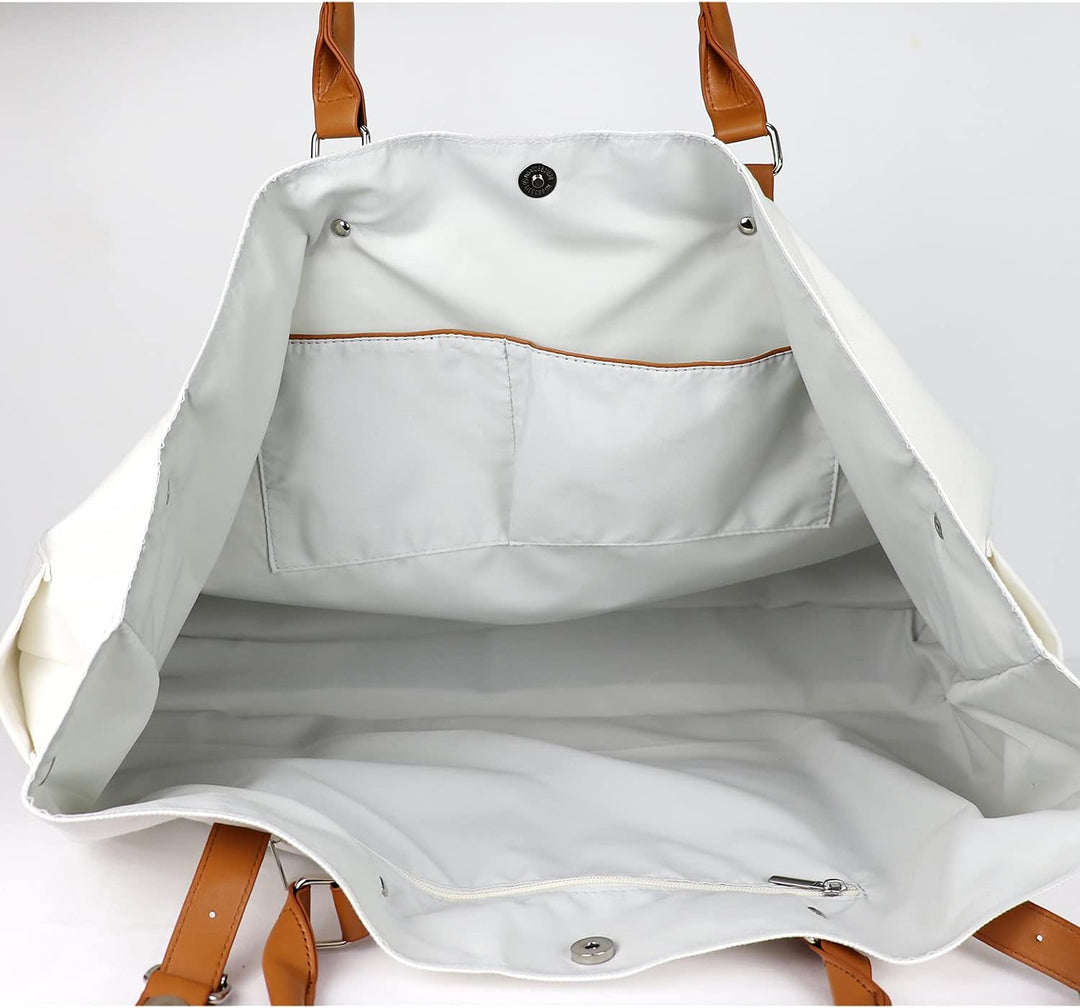 Lamyba Strandtasche für Damen, XXL Familien-Schwimmtasche, wasserdicht und sanddicht, stilvoll, geei