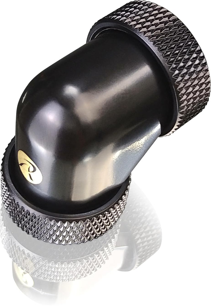 Raijintek Anschluss PELIAS D160906, 16 mm, 90 Grad Adapter, 6er-Pack, Schwarz