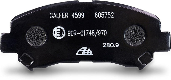 ATE Bremsenset Vorderachse inkl. Bremsscheiben vorne Ø 295 mm belüftet und Bremsbeläge vorne Kompati