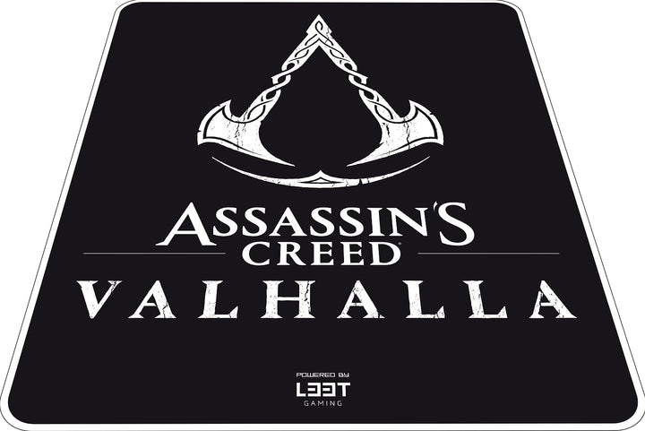L33T Gaming Fussboden-Matte Assassin's Creed Valhalla Design 120 x 99 cm, Stuhlunterlage Bodenschutz