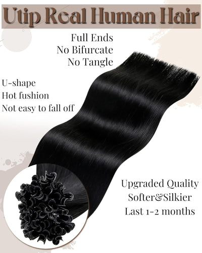 Hetto Bondings Extensions Echthaar Schwarz Keratin Extensions Bonding Echthaar Remy Extensions Echth