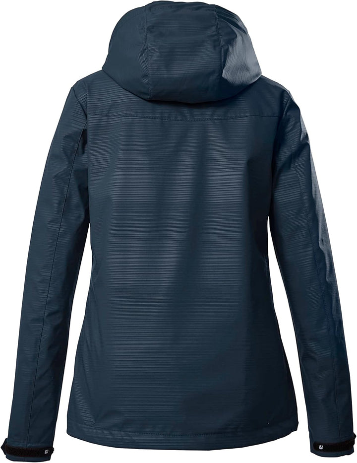 Killtec Damen Kos 91 Wmn Sftshll Jckt Softshelljacke/Outdoorjacke mit abzippbarer Kapuze 36 dunkelna