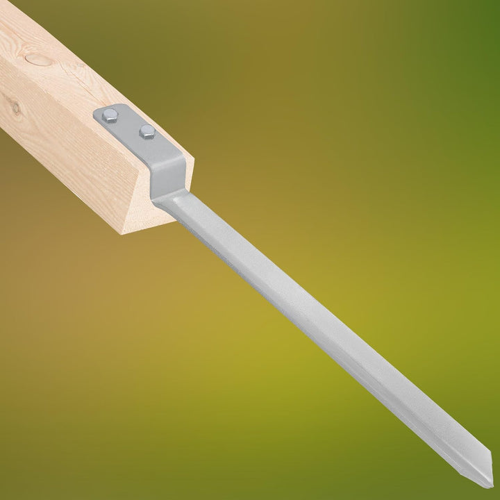KOTARBAU® 4er Set Erdanker - Pfostenträger - 50 cm - Bodenanker - L-Form - Einschlaghülse - für Scha
