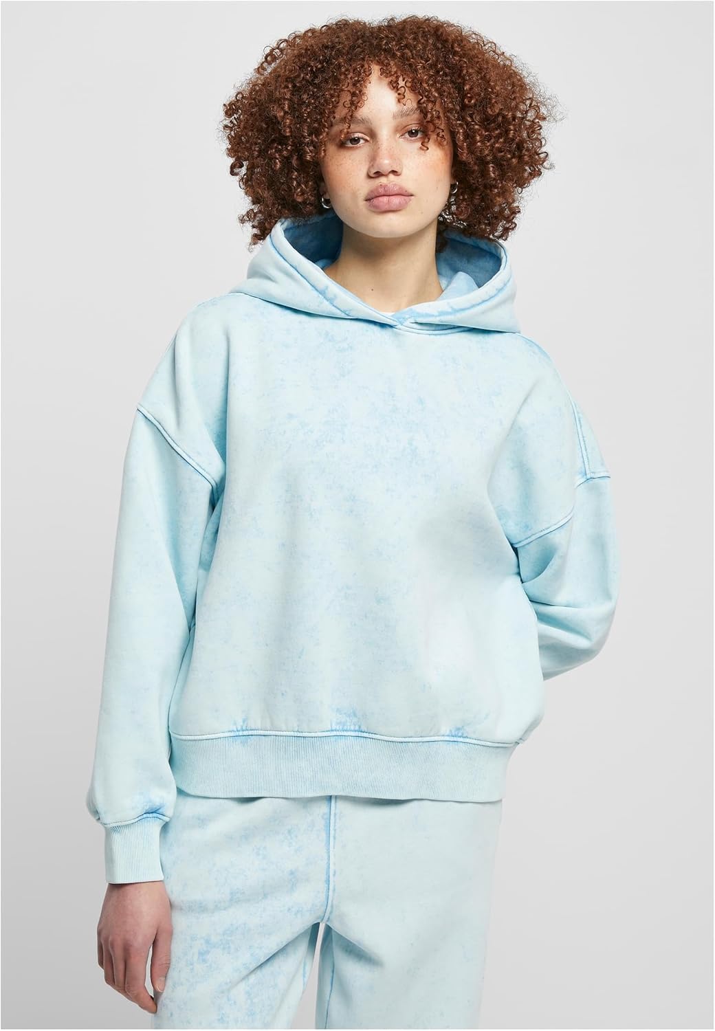 Urban Classics Damen Ladies Oversized Towel Washed Hoody Balticblue 3XL, Balticblue 3XL
