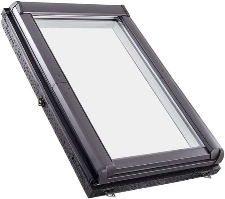 Dachdecker Favorit Roto Dachfenster aus Kunststoff mit Eindeckrahmen und Wärmedämmung (94 x 118)
