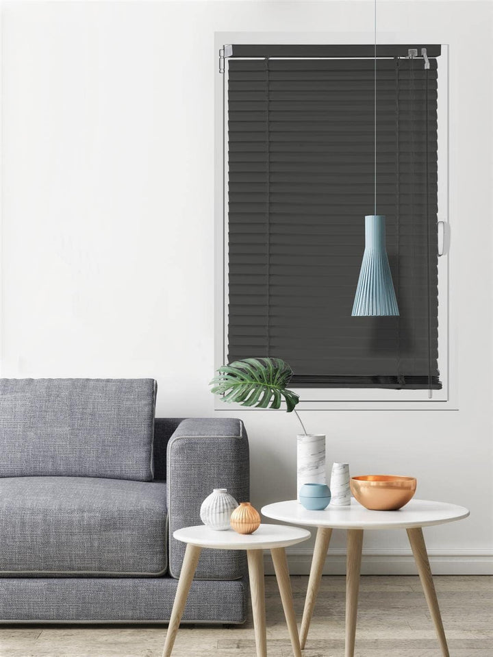 EXKLUSIV HEIMTEXTIL Aluminium Jalousie Lamellen 90 x 220 cm Grau Grau 90 x 220 cm, Grau 90 x 220 cm