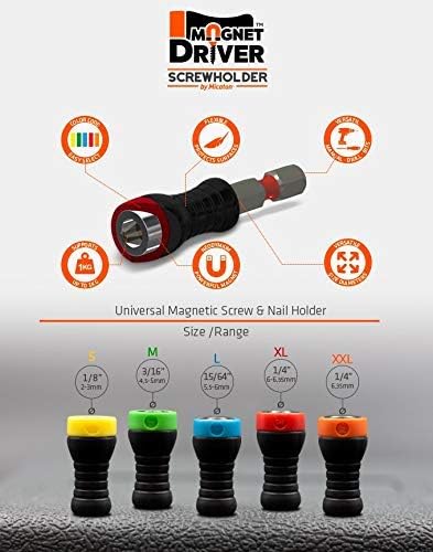 Magnet Driver® B50 Bithalter, magnetisch, die grosse Erfindung, die die Schrauben hält und das Schra