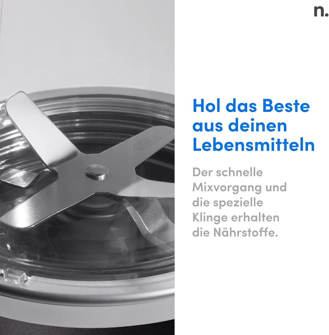 nutribullet Pro, 900 Watt Leistung, Einfach und schnell in der Anwendung, Kompakt, Leicht zu reinige