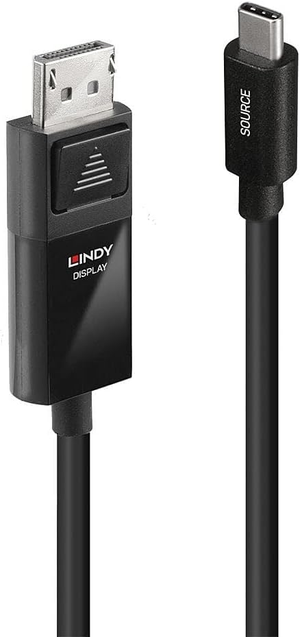 LINDY Adapterkabel USB Typ C auf DisplayPort 1.4 mit HDR, 3 m