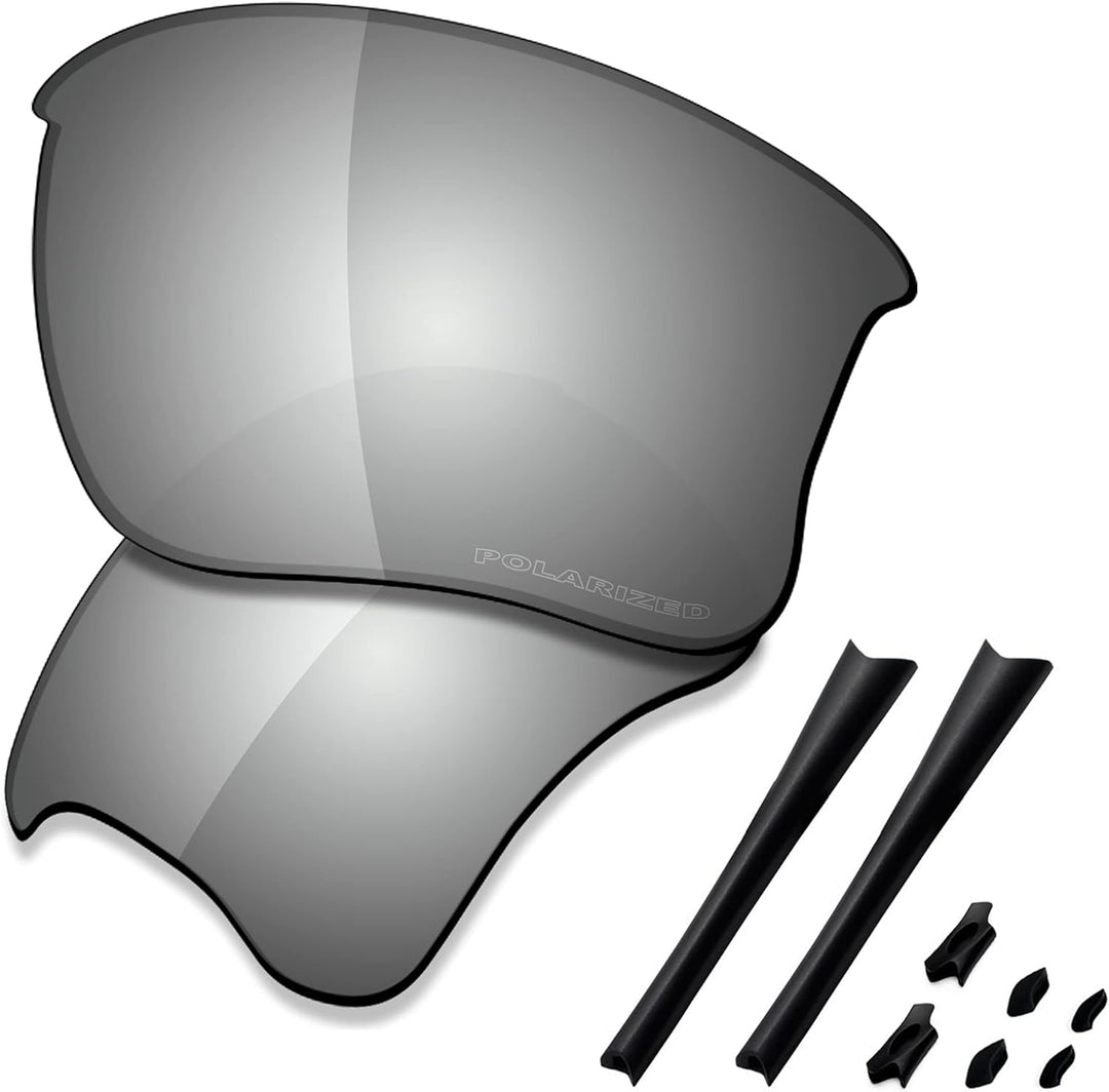 Saucer Premium-Ersatzgläser und Gummi-Kits für Oakley Flak Jacket XLJ OO9009 Sonnenbrillen High Defe