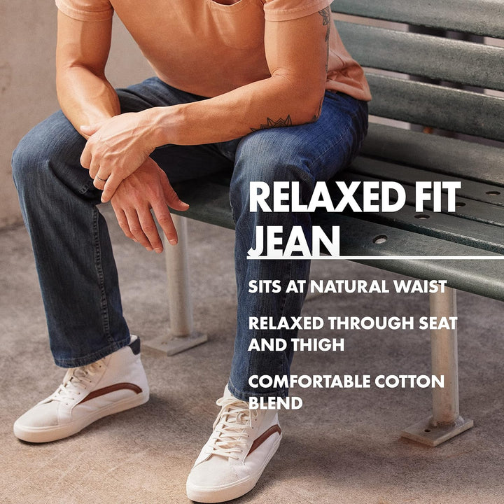 Wrangler Herren Jeans Texas Stretch Mongoose 32W / 30L Dark Stonewash, 32W / 30L Dark Stonewash