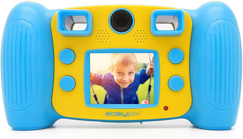 Easypix Kiddypix Galaxy Kinder Digitalkamera, blau, Blau