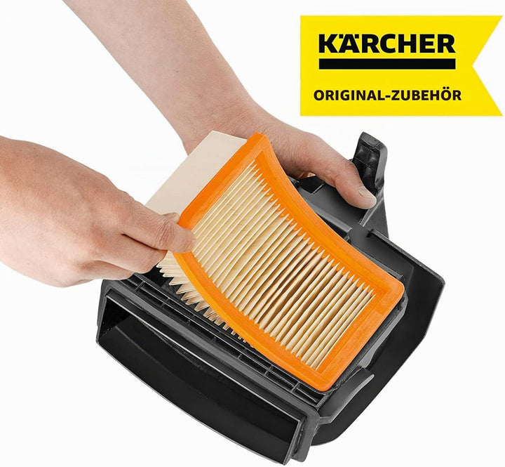 Kärcher Original Flachfaltenfilter KFI 4410: 1 Stück, Flachfaltenfilter in patentierter Filterbox, f