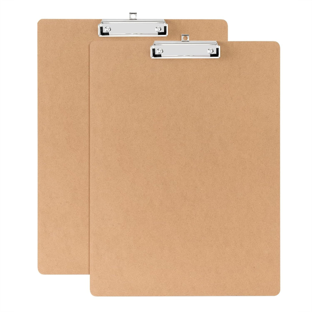 Srvnpioy Gross Klemmbrett DIN A3, 2 Stück, Vertikale Version, aus MDF-Holzfaser, zum Schreiben, Male