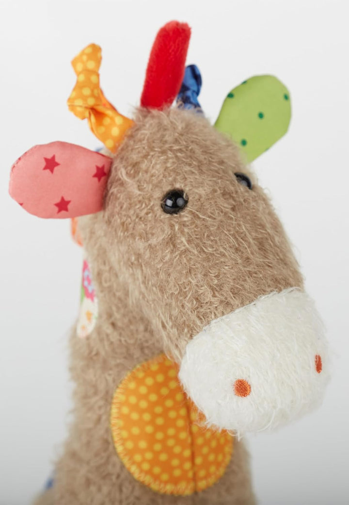 SIGIKID 42837 Stofftier Giraffe Patchwork Sweety Kuscheltier zum Spielen & Schmusen aus weichem Mate