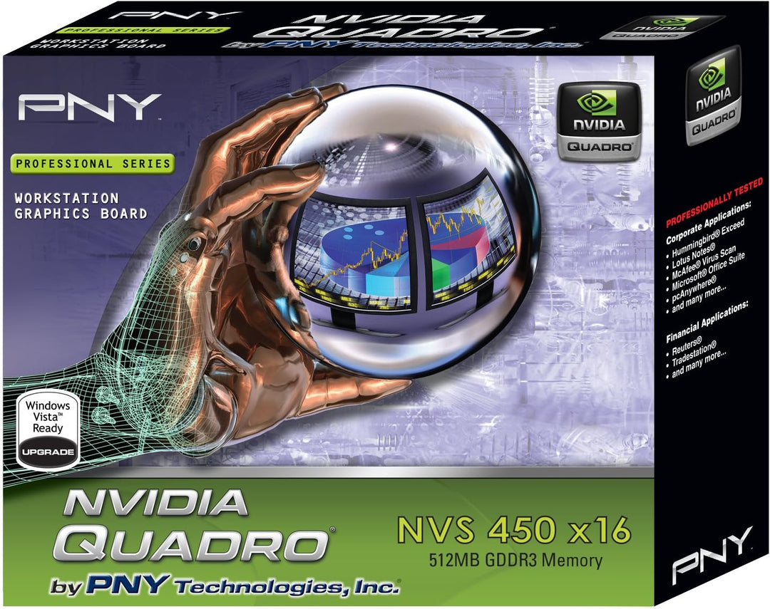PNY Quadro NVS450 x16 512MB GDDR3 RTL