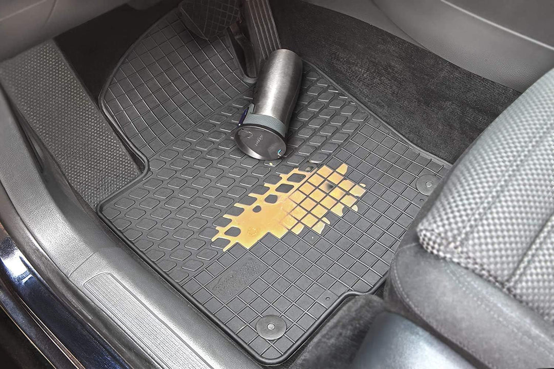 edecor Gummimatten Automatten Gummifussmatten Gummi Fussmatten Satz Set für Honda CR-V IV Bj. 2012-2