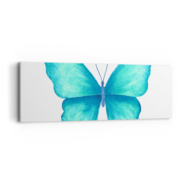 Bilder auf Leinwand Schmetterlinge Fliegen Kindheit Sommer Leinwandbild 90x30cm Wandbilder Dekoratio
