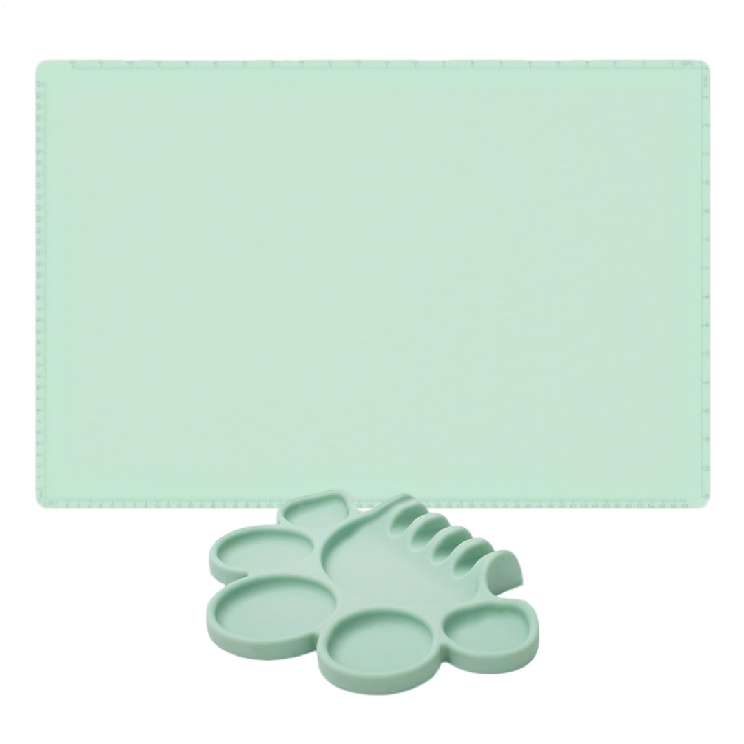 Silicone Malunterlage Für Kinder,Mit Verstellbarer Palettenunterlage | 60 x 40 cm Faltbare Kinder Ma