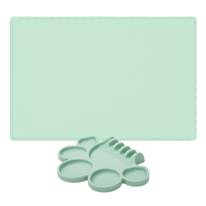 Silicone Malunterlage Für Kinder,Mit Verstellbarer Palettenunterlage | 60 x 40 cm Faltbare Kinder Ma