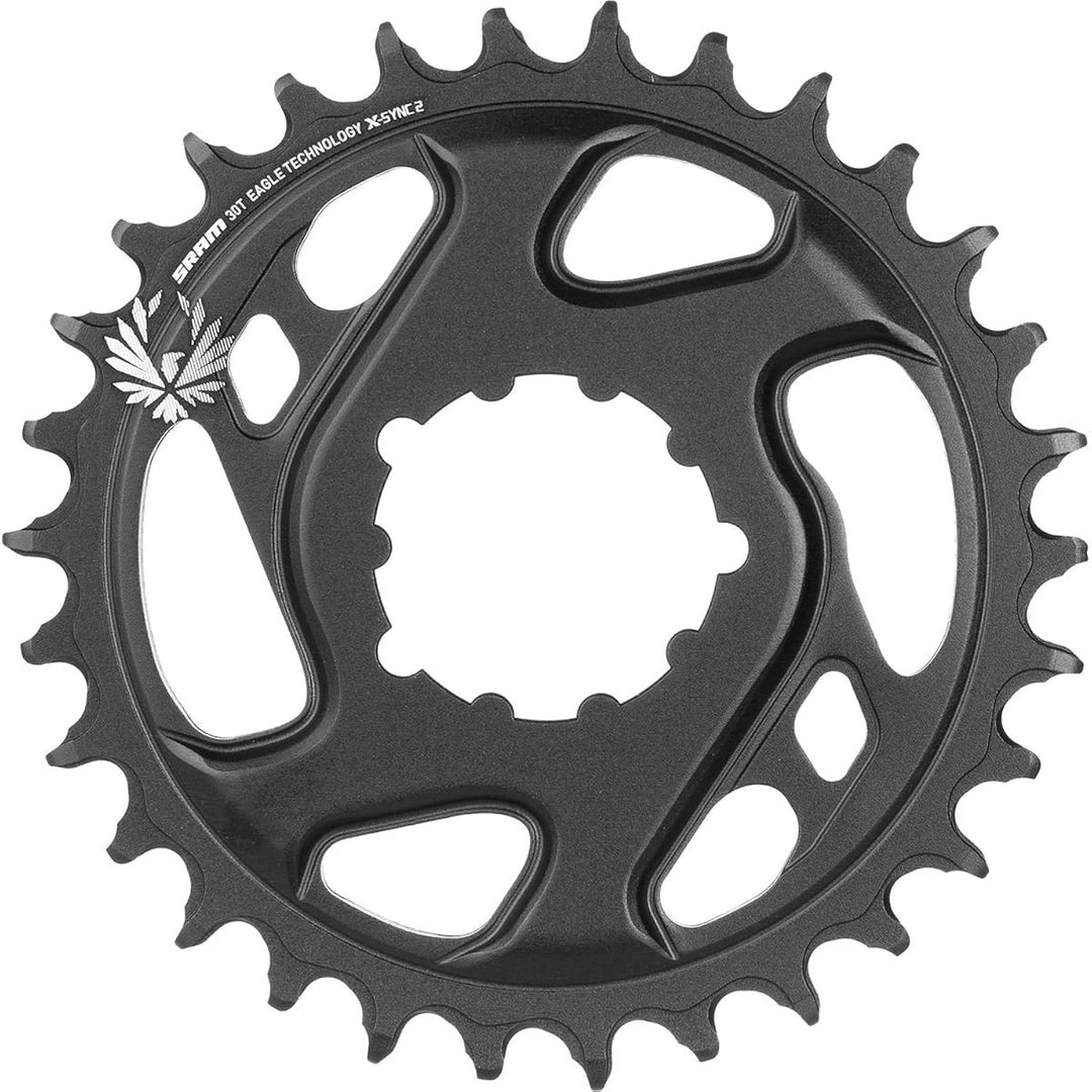 SRAM Zubehör Kettenblatt Direktmontage kaltgeschmiedet 34 12-Gang 3mm Offset Black Boost. 34 Zähne S