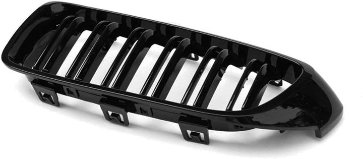 Schwarz glänzender Kühlergrill