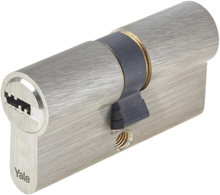 Yale Europrofil Zylinder 1000 PLUS Serie Zylinder mit Not- und Gefahrenfunktion 30/60mm Nickel matt