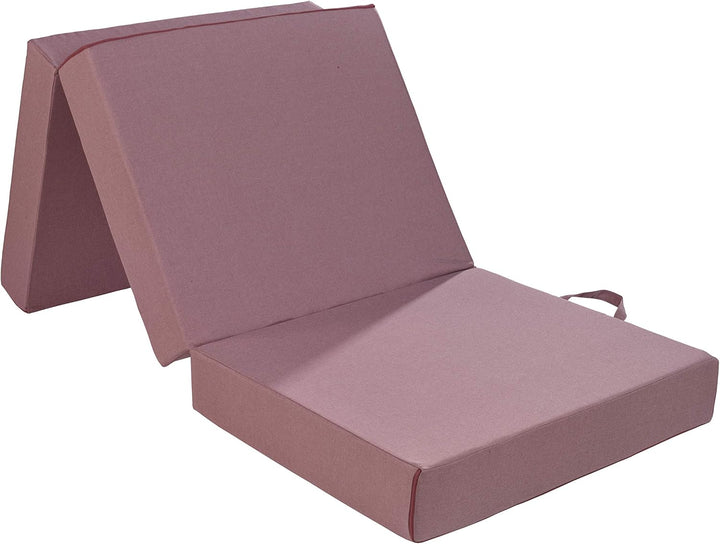 Traumnacht Gästematratze de Luxe mit hochwertiger Viscoauflage ohne Husse, 75 x 195 x 14 cm, rosa, p