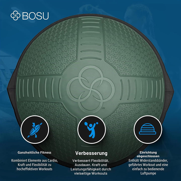 BOSU NexGen Balance-Trainer für Zuhause, ideal für präzise Körperhaltung und Cueing für Cardio-, Bew