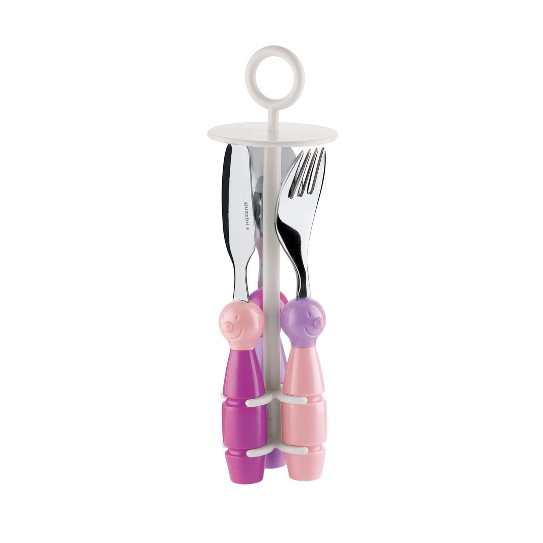 Guzzini - Bimbi, Billo Kinderbesteck - Verschiedene Farben, 6,3 x 6,3 x h21 cm - 07500252