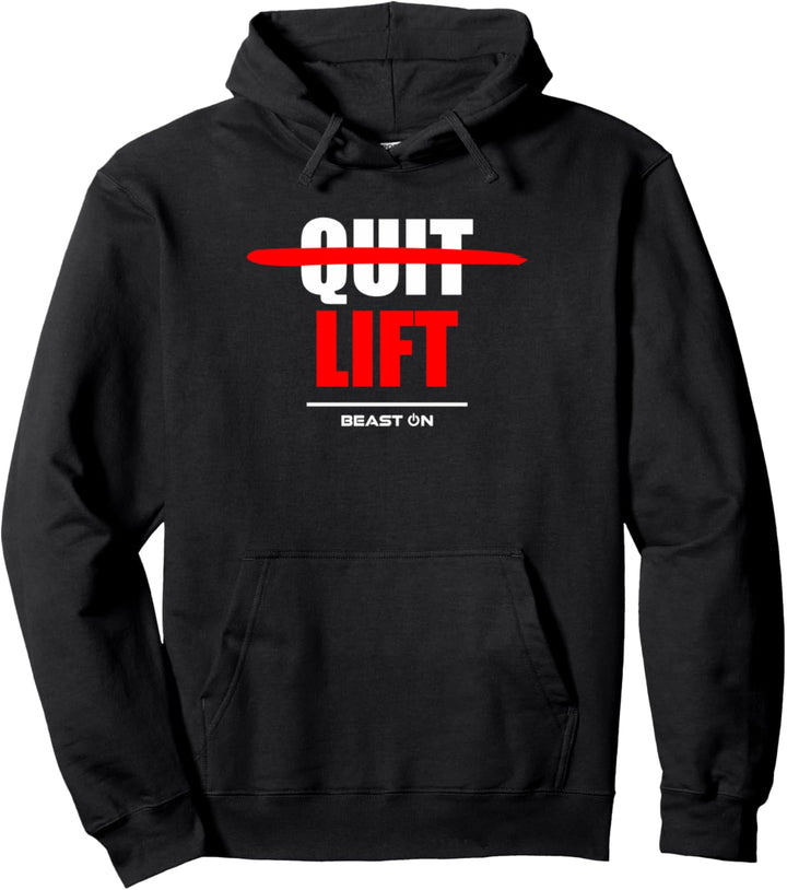 Do not Quit Lifting Lift Red Fitness Motivation Gym Sprüche Pullover Hoodie