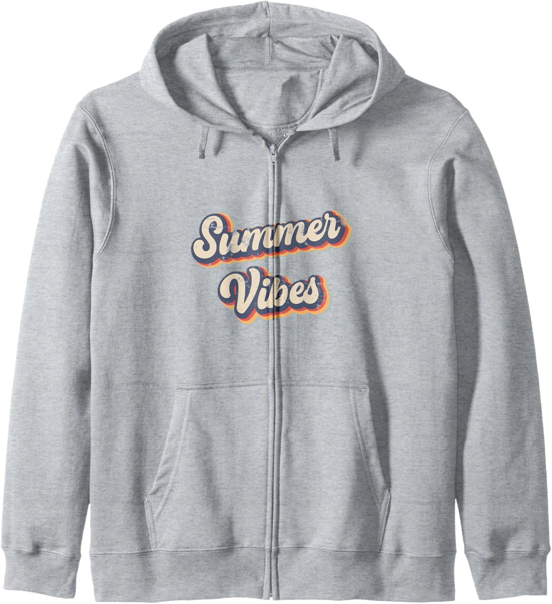 Summer Vibes Vintage Rainbow Kapuzenjacke