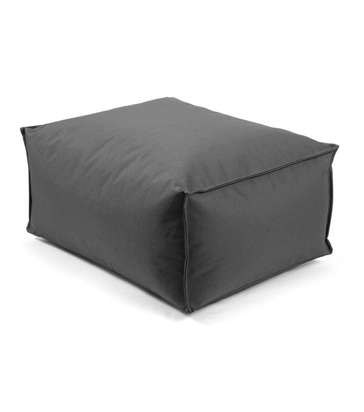 mokebo® Outdoor Pouf o. Hocker 60x45cm für Balkon & Garten 'Der Ruhestifter' Sitzhocker eckig, Boden