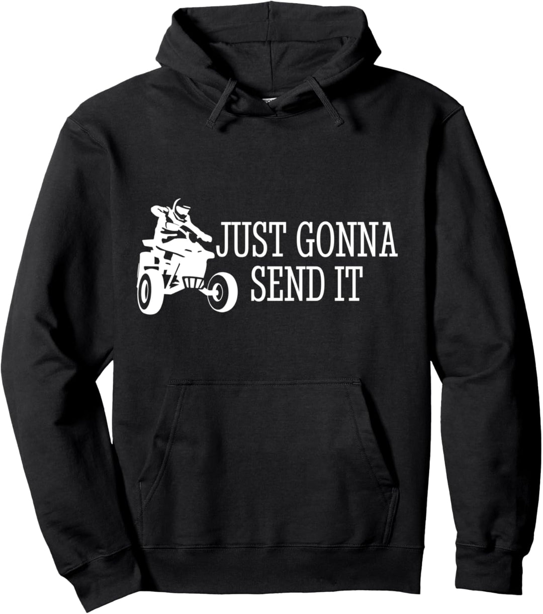 Quad ATV wird einfach gesendet Pullover Hoodie
