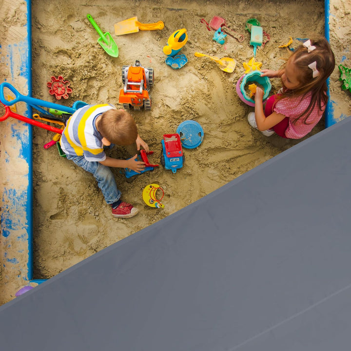Relaxdays Sonnensegel rechteckig, BxT: 5 x 6 m, wasserabweisend, UV-beständig, mit Spannseilen, Terr