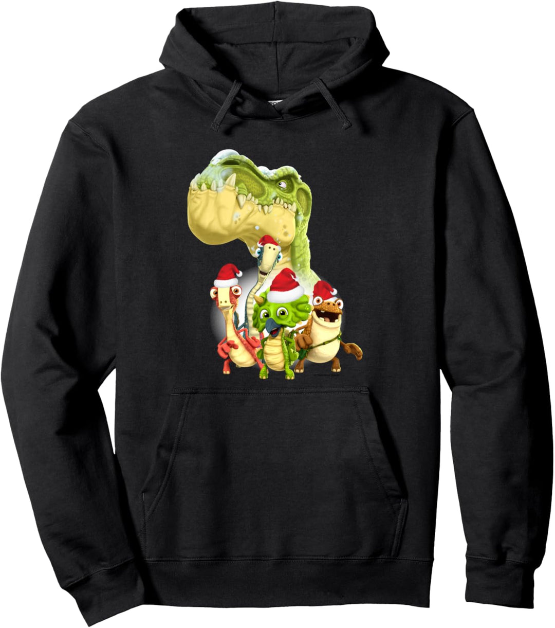 Gigantosaurus 4 Kid Dinos with Giganto Christmas Edition Pullover Hoodie