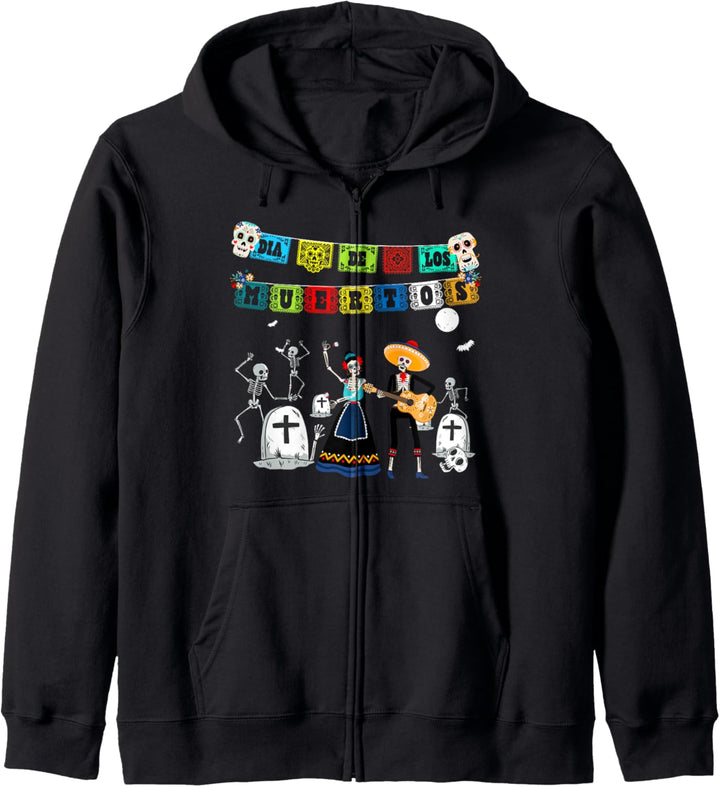 Funny Day of the Dead Skeleton - Dia De los Muertos Fiesta Kapuzenjacke