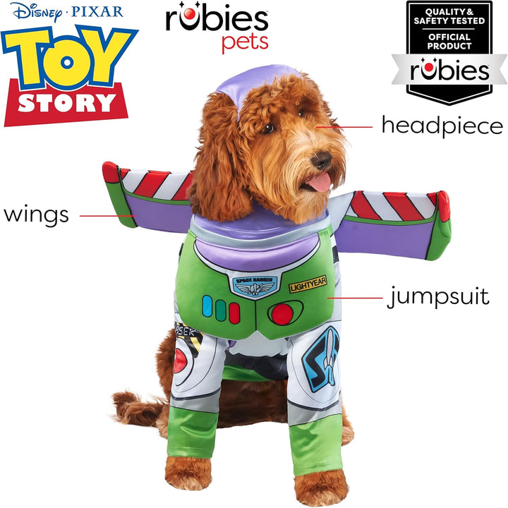 Rubie's Disney Toy Story Haustier-Kostüm, Buzz Lightyear, klein Buzz Lightyear Small, Buzz Lightyear