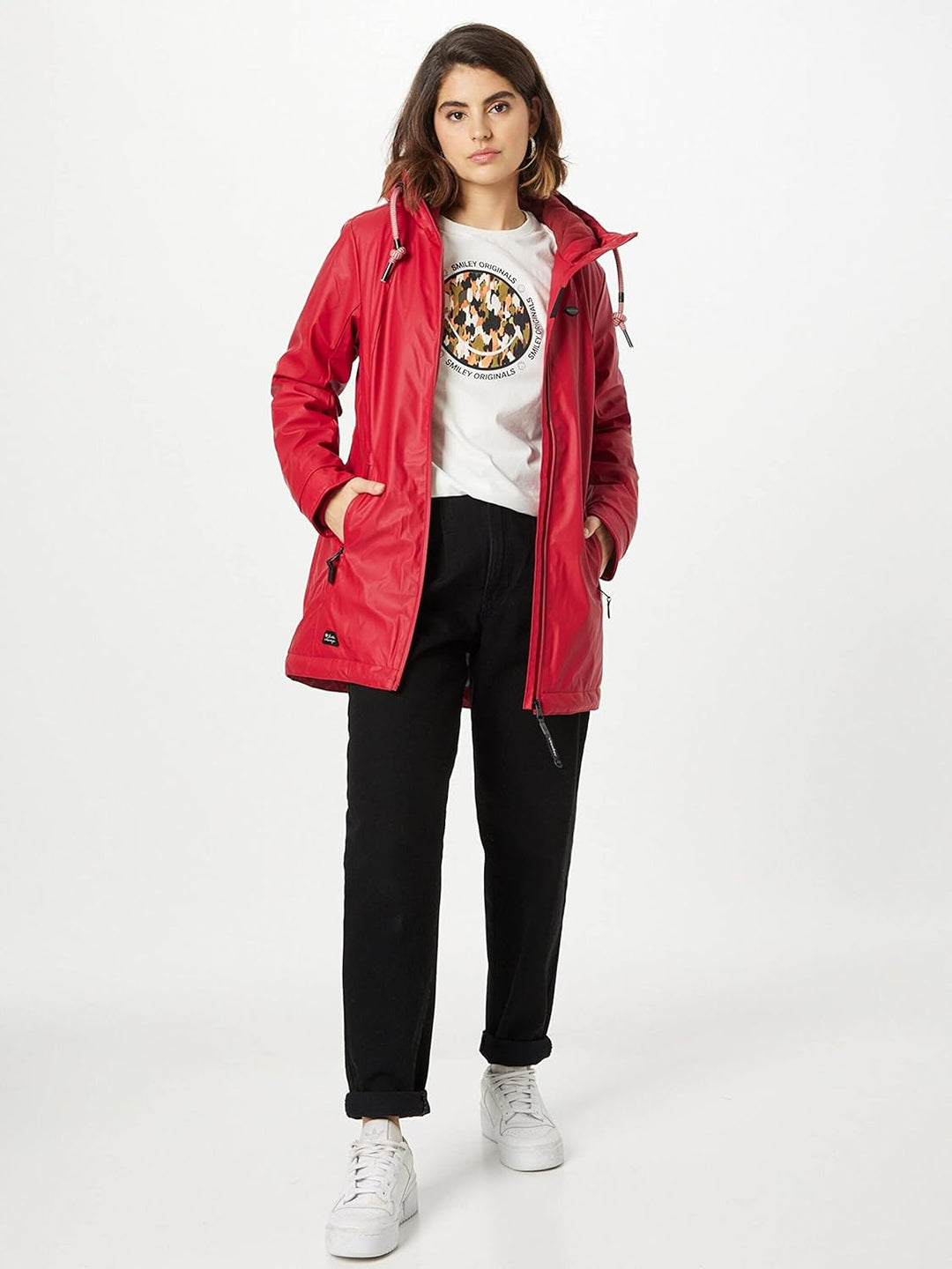 Ragwear ZUZKA RAINY Damen Jacke S Rot, S Rot