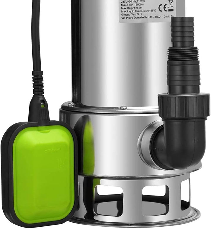 Bakaji Elektropumpe, Tauchpumpe, dunkle Schmutz, Leistung: 000 W, Durchflussmenge: 5500 l/h, maximal