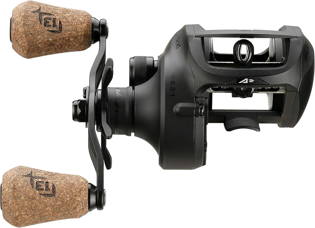 13 FISHING - Concept A3 - Baitcast-Rollen Linkshänder 300 Size - 6.3:1 Gear Ratio, Linkshänder 300 S
